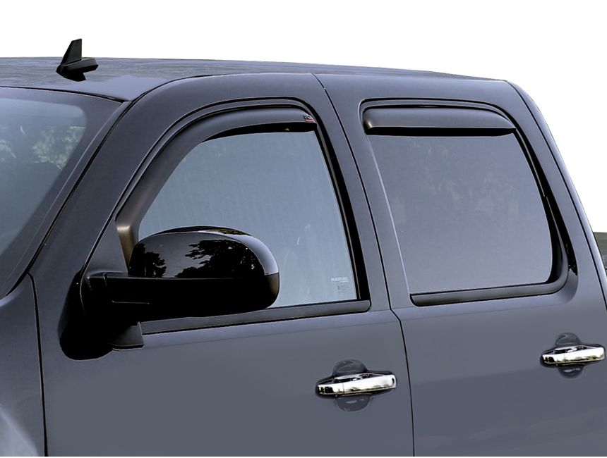 EGR Matte Black In-Channel Window Deflectors | RealTruck