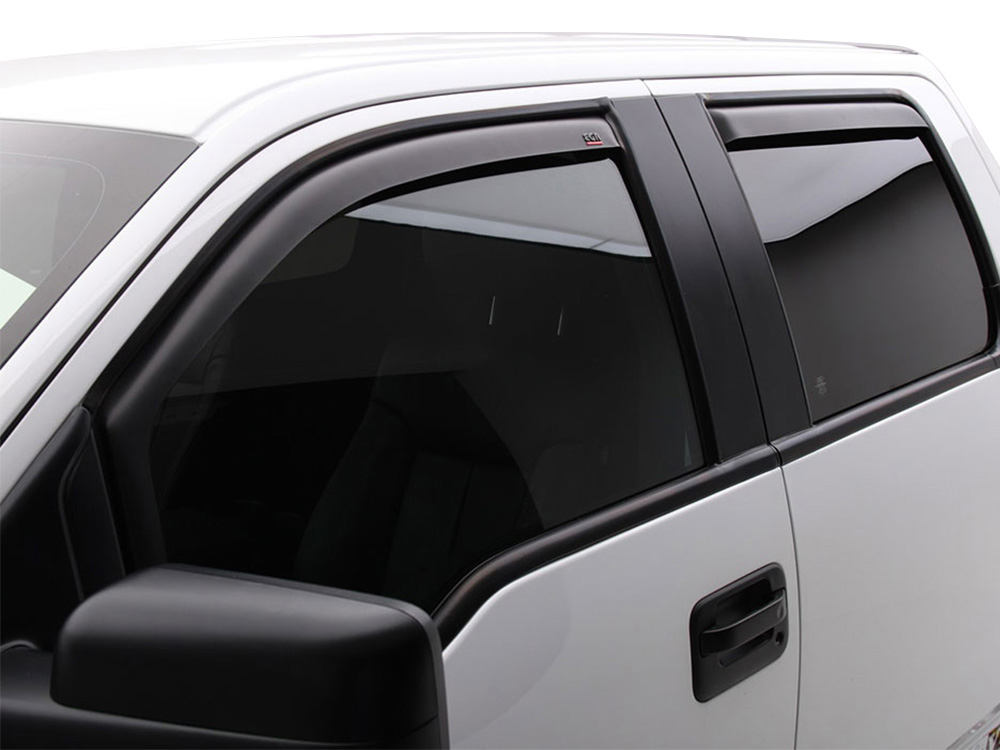 EGR Matte Black In-Channel Window Deflectors | RealTruck