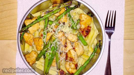 Asparagus, Chicken and Penne Pasta