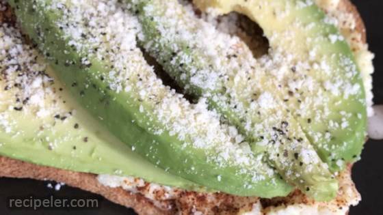 Avocado Toast with Cauliflower Mash