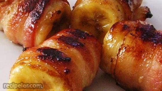 Bacon Wrapped Bananas