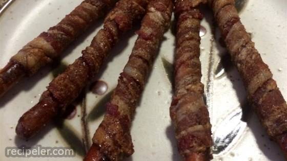 Bacon Wrapped Pretzels