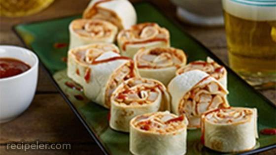 BBQ Pork Tortilla Rollups