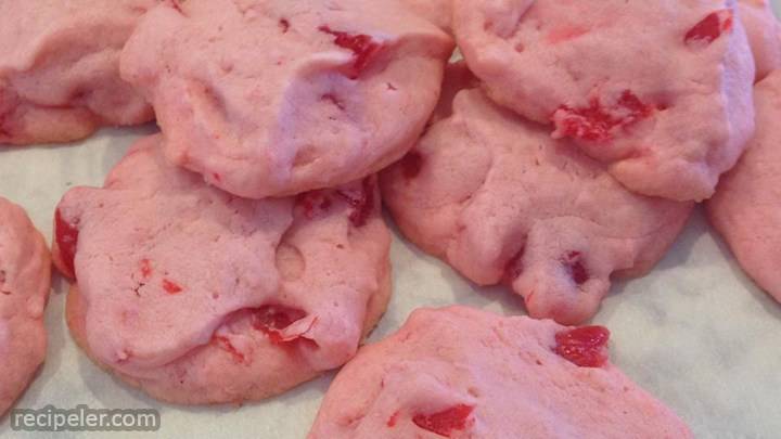 cherry shortbread cookies