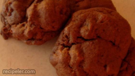 Chocolate Chocolate Chip Cake Cookies