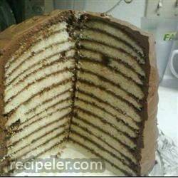 fourteen layer chocolate cake