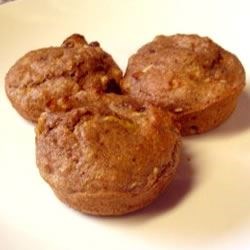 low fat apple bran muffins