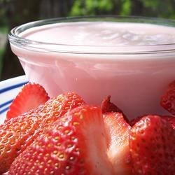 pink fruit dip