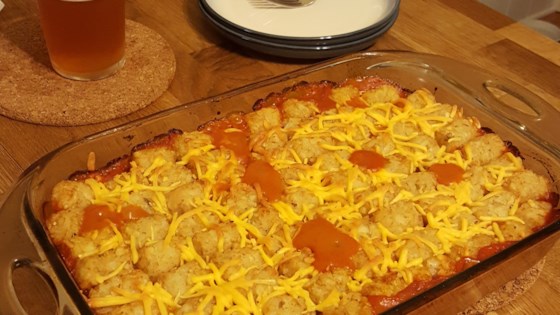 sloppy joe tater tot® casserole