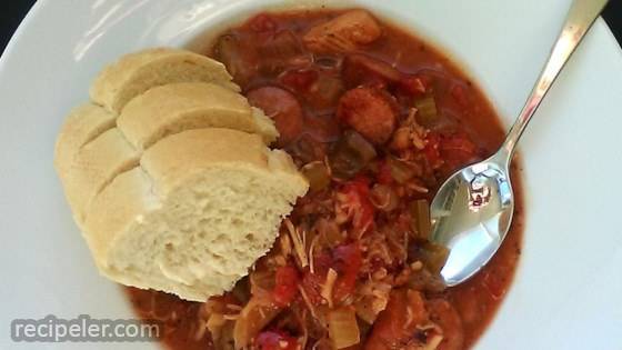 Slow-Cooked Chicken and Sausage Gumbo