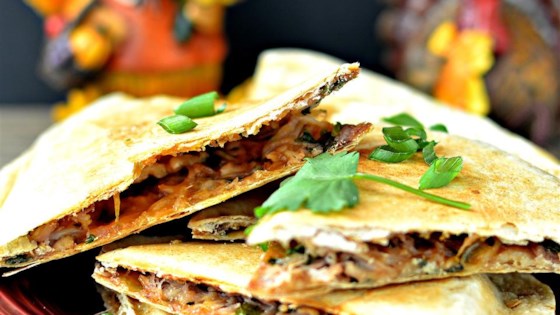 thanksgiving quesadilla