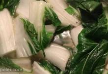 Baby Bok Choy with Garlic