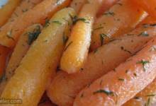 baby carrots with dill butter