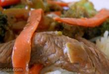 Beef Stir-Fry with Peanut Sauce