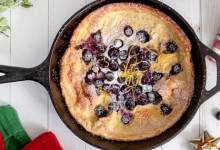 blueberry-lemon dutch baby