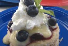 blueberry lemon shortcake