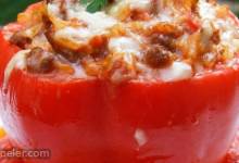 Bolognese Stuffed Bell Peppers