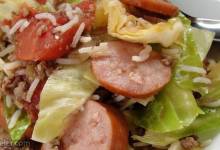 cabbage jambalaya