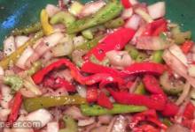 Caramelized Red Bell Peppers and Onions