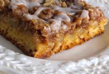 cinnamon roll apple crisp