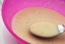 creamed banana baby food