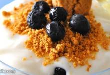 easy blueberry-lemon parfait