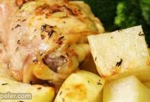 Lebanese Chicken and Potatoes