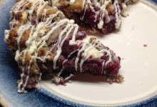 luscious raspberry scones