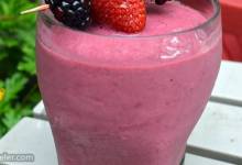 raspberry blackberry smoothie