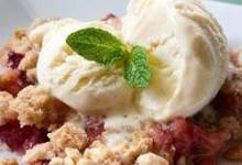 rhubarb strawberry crunch