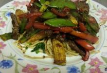 singapore beef stir-fry