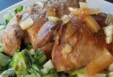 Slow Cooker Adobo Chicken with Bok Choy