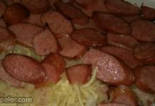 Spaetzle, Sauerkraut and Sausage Casserole