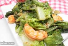 Stir-Fried Lettuce with Garlic