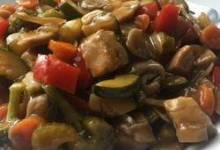 Stir-Fried Vegetables with Chicken or Pork