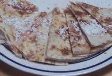 strawberry cheesecake quesadillas