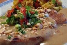 Thai Pork with Peanut Sauce