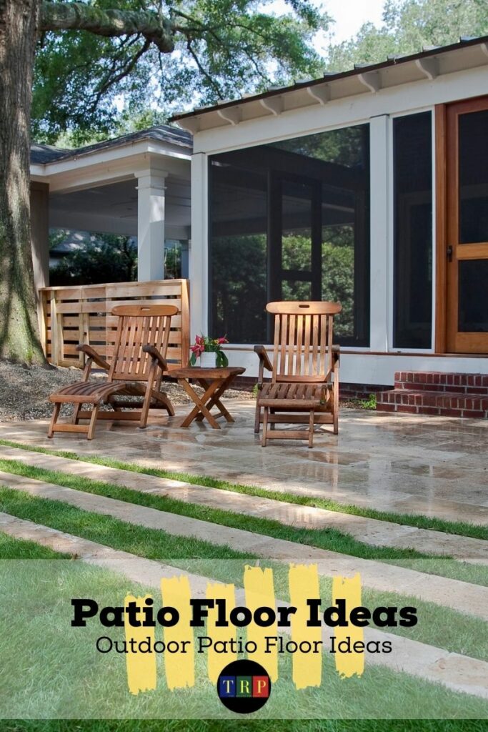 easy diy patio floor ideas