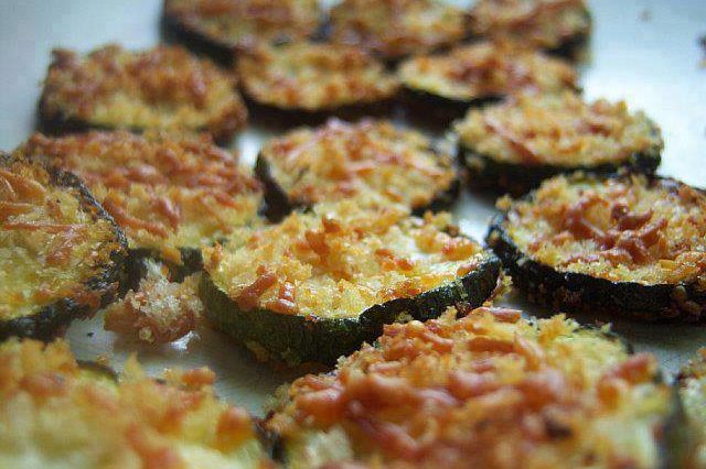 Zucchini Parmesan Crisps