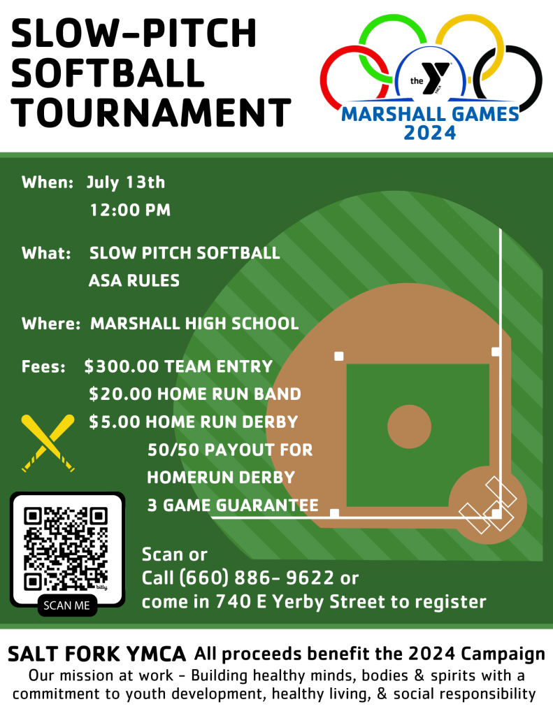 Softball Tournament Information Flyer