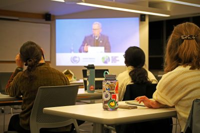 Cop26 conference viewing party