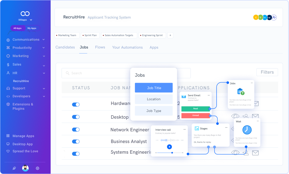 Applicant Software leave note