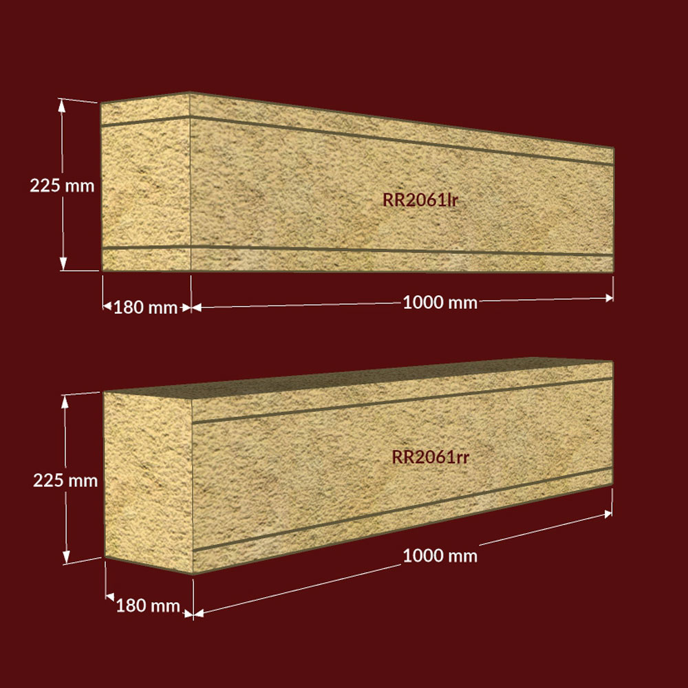 Rustic Architrave left and right return