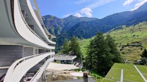 7132 Hotel Vals Spa Deluxe Zimmer Ausblick 1