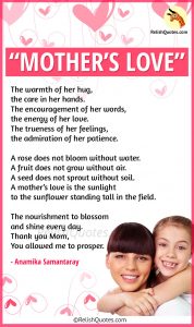 Poem - Mother's Love