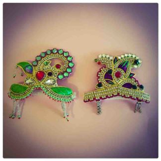 Sparkling Rasalila Pair of crowns