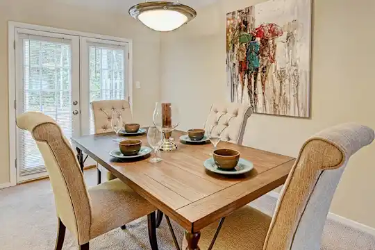 view of dining area