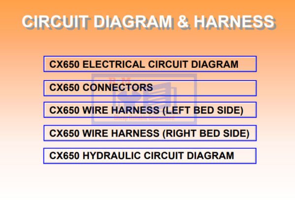 Hitachi Crane CX650 Full Set of Manuals - Image 3