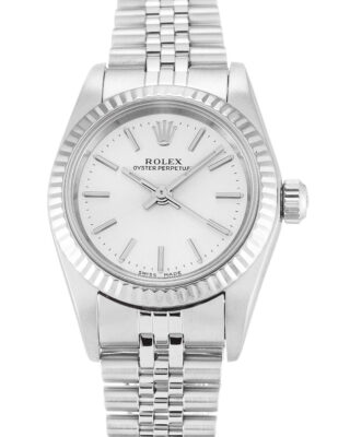 Rolex Oyster Perpetual Lady 26mm Silver Dial 76094