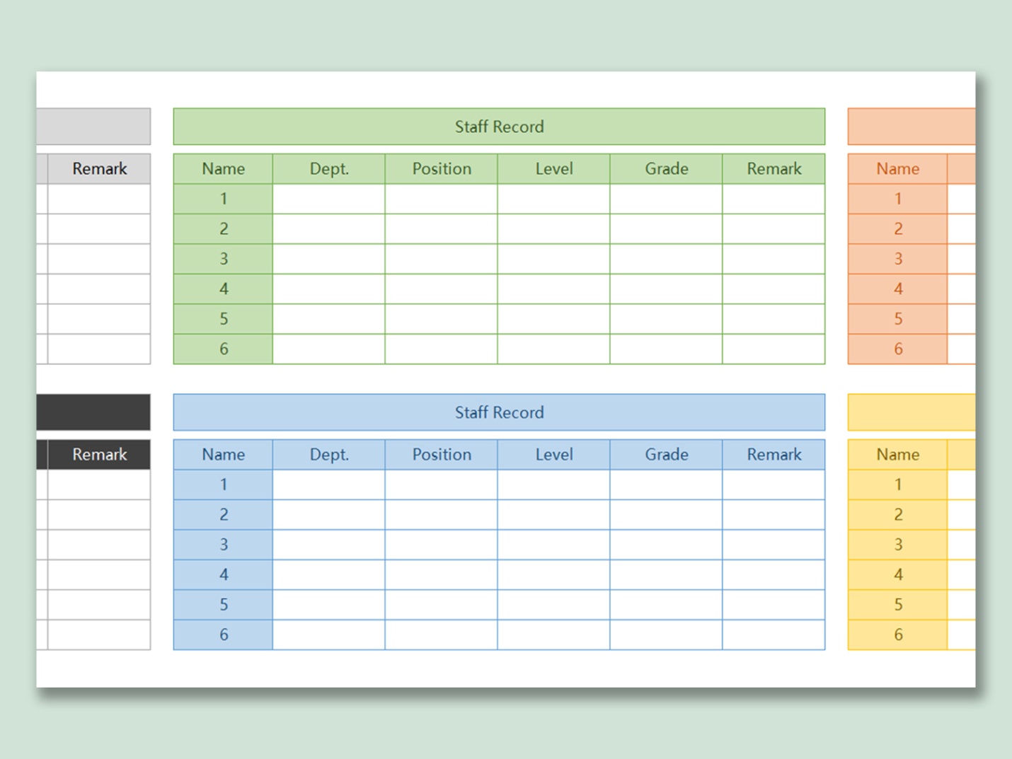 Productivity Tracker Excel Template – NBKomputer